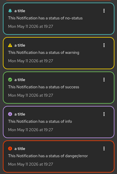 Open Notification Drawer